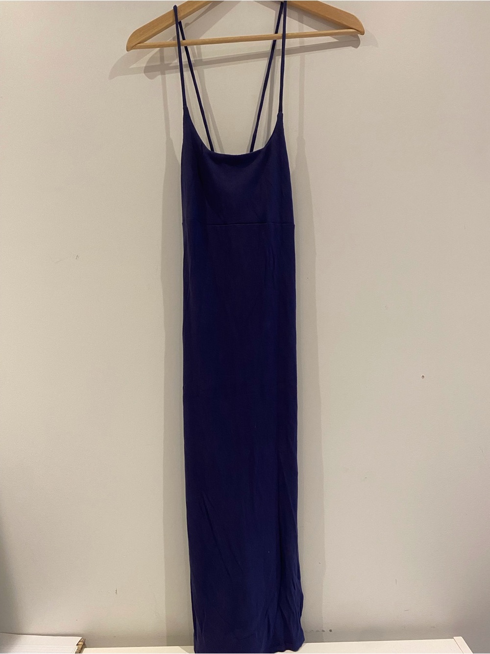 Simple Strappy Navy Slip Dress